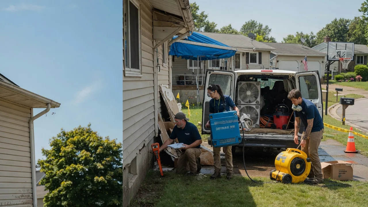 Ceiling Leak Cleanup in Portage, PA near me